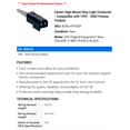 thumbnail image 2 of Center High Mount Stop Light Connector - Compatible with 1992 - 2002 Pontiac Firebird 1993 1994 1995 1996 1997 1998 1999 2000 2001, 2 of 2
