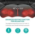 thumbnail image 5 of Nekteck Shiatsu Neck Massager with Heat, Electric Deep Tissue Massage Pillow (Carrying Bag)-Black, 5 of 10