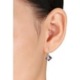 thumbnail image 3 of Everly Women's Topaz 10k White Gold Earrings, 3 of 5