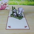 thumbnail image 2 of ROCKROK 3D Popup Greetings Card Panda Popup Card Birthday Gift Cards with Envelope, 2 of 9