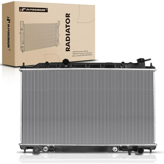 A-Premium Engine Coolant Radiator Assembly with Transmission Oil Cooler Compatible with Nissan Maxima 2007 2008 V6 3.5L, Automatic Transmission, Replace# CU13005, 21460ZK30A