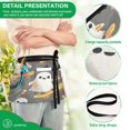 thumbnail image 4 of Yayeee Waist Apron with Pockets for Cooking Waterproof Half Server Aprons, Cute Ghosts, 4 of 7
