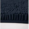 thumbnail image 5 of Navy Blue Soft Cozy Plush Chenille Bath Mat Highly Absorbent Shower Mat Non Slip Bathroom Rug (19" x 30"), 5 of 5