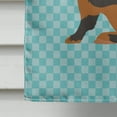 thumbnail image 4 of Carolines Treasures BB8137CHF Tan Rabbit Blue Check Canvas House Flag, 4 of 4