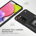 thumbnail image 3 of NIFFPD Galaxy A03S Phone Case Samsung A03S Case Magnetic Car Mount Ring Kickstand Cover Case Samsung Galaxy A03S Black, 3 of 7