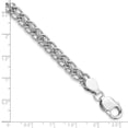 thumbnail image 2 of Auriga Fine Jewelry 925 Sterling Silver Polished Link Bracelet 7.5inch for Women, 2 of 6