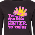 thumbnail image 4 of Inktastic I'm the Big Sister to Twins. Long Sleeve Youth T-Shirt, 4 of 5