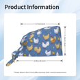 thumbnail image 6 of Kdxio Chicken Family Pattern Turban Hat for Women Men Comfortable Adjustable Cleaning Working Cap with Sweatband, 6 of 8