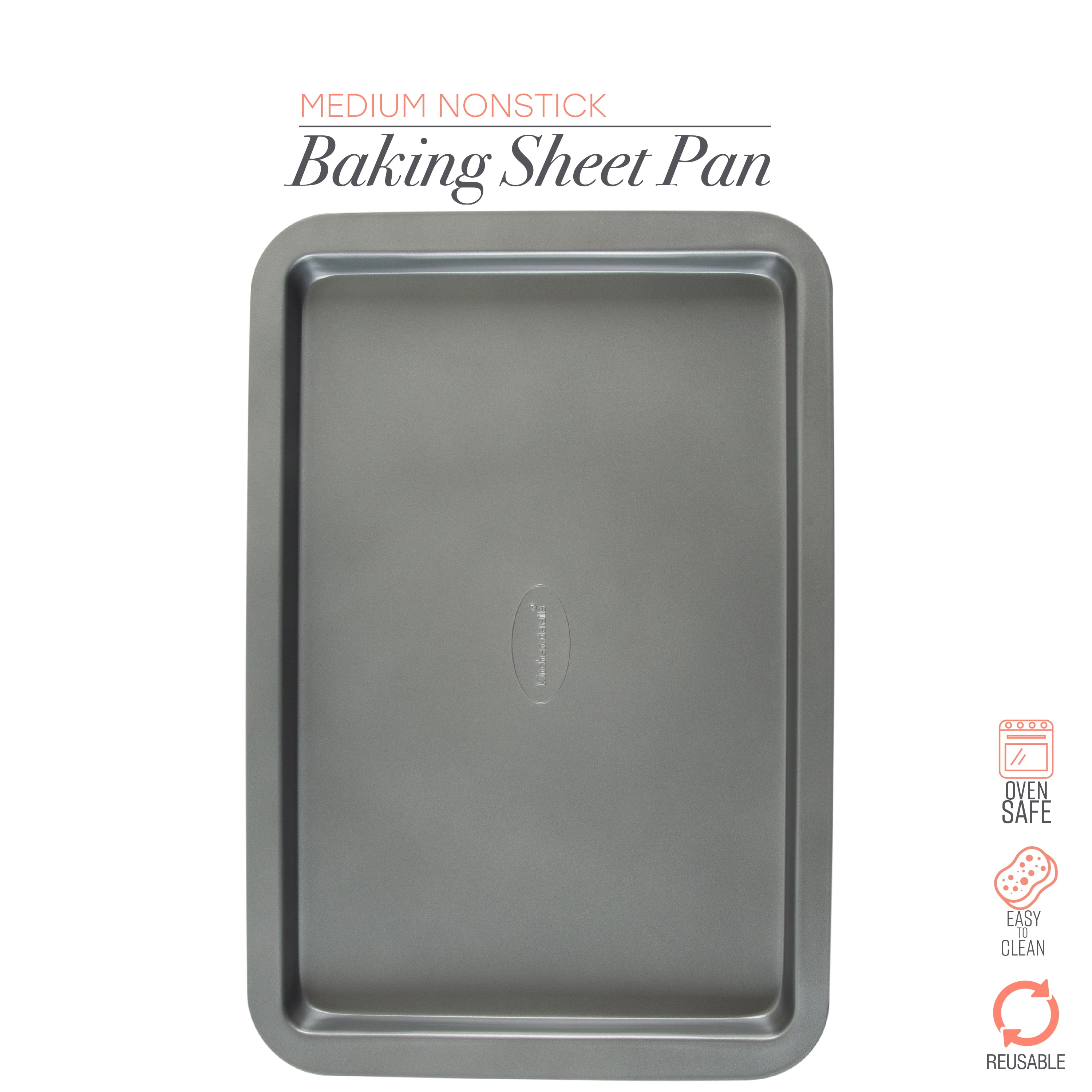 2-Piece Non-Stick Metal Baking Sheet Set, 15 x 10 and 17 x 11-Inch - Shop  Reader's Digest