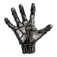 thumbnail image 2 of Ethern Hand Sculpture Basketball Holder Accessory Display Wall Mounted Storage Rack Silver, 2 of 9
