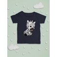 thumbnail image 3 of Zebra Sitting T-Shirt Infant -Image by Shutterstock,  24 Months, 3 of 4