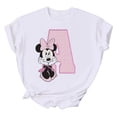 thumbnail image 2 of Camiseta de dibujos animados de Disney para mujer, blusa blanca de manga corta con letras sueltas de los años 90, Kawaii, Mickey Mouse y Minnie, 2 of 4