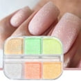 Luminous Neon Nail Powder Glow In The Dark Luminous Pigment Body Paint Nail Display Book Nail