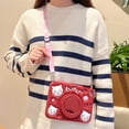 thumbnail image 7 of ELEHOLD for iPad mini 7 (A17 Pro)2024/6th Case,Cute Cartoon Soft Silicone Rotating Handle Stand Shock-Absorbent iPad Case with Pencil Holder and Shoulder Strap,Red Cat, 7 of 7
