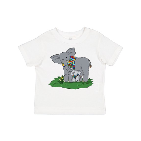 Inktastic Autism Support Elephants Boys or Girls Toddler T-Shirt