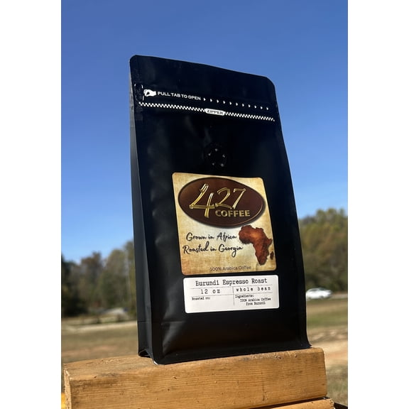 Generic Espresso Dark Roast Whole Bean Coffee, Naturally Caffeinated, 12 Ounce Bag