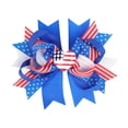 thumbnail image 2 of karymi Hair Clips Independence Day Hair Barrettes Patriotic Party Claw Clips Hair Accessories for Women Bow Hairpin USA Stars Hair Clips Hair Jaw Clamp Head Room Decor, 2 of 5
