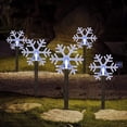 thumbnail image 4 of De Copos De Nieve Para Exteriores, Marcadores Solares Para Caminos, Luces Led Solares Para Caminos De Navidad, Estaca Para Jardín De Vacaciones, Decoración Para Patio Trasero Sweethay HA039325-00, 4 of 6
