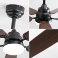 thumbnail image 4 of 52" Ceiling Fan with Led Light and Remote,5 Blades and 6 Speed Wind Control Dc Motor for Living Room,Bedroom,Kitchen, 4 of 7