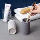 thumbnail image 3 of Cepillo de dientes orgánico de diatomita, pasta de dientes, brochas de maquillaje, soporte para maquinillas de afeitar, organizador de encimera de baño, soporte, organizador de tazas, marrón Sincero Hogar, 3 of 3