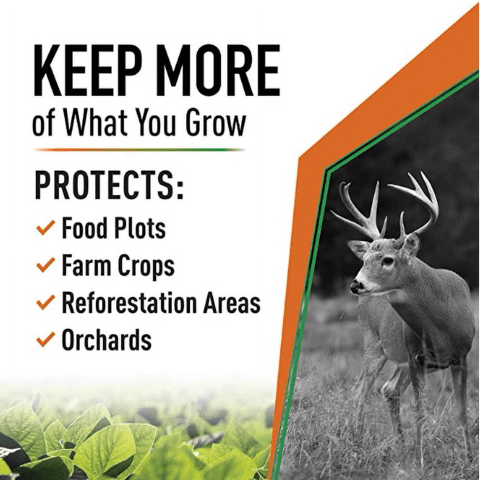 Plotsaver Repellent - Safe & Effective, All Natural Food Grade Ingredients; Repels Deer; Concentrate, 320 oz.