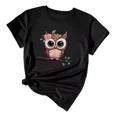 thumbnail image 2 of Playera De Mujer Negra Manga Corta Casual Tenis Deportivo, 2 of 8