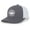 Charcoal/White, variant on Always Take The Scenic Route Mountain Compass Mens Embroidered Mesh Back Trucker Hat Baseball Cap, Loden/Black