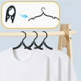 thumbnail image 4 of 100Fens Multi Functional Folding Clothes Hanger for Adults Children Household Use Portable Storage Clothes Support Seamless Clothes Rack Clothes Hanger, 4 of 4