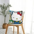 thumbnail image 4 of Hello Kitty Pillow Cover, Square Throw Pillow Cases For Couch Sofa Bed Living Room,Home Decorative, 18"X18", 4 of 9