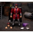 thumbnail image 6 of Jada Toys Street Fighter II M. Bison Action Figure – 6" Tall, Interchangeable Heads, Hands, Purple Fire Accessory, 6 of 15