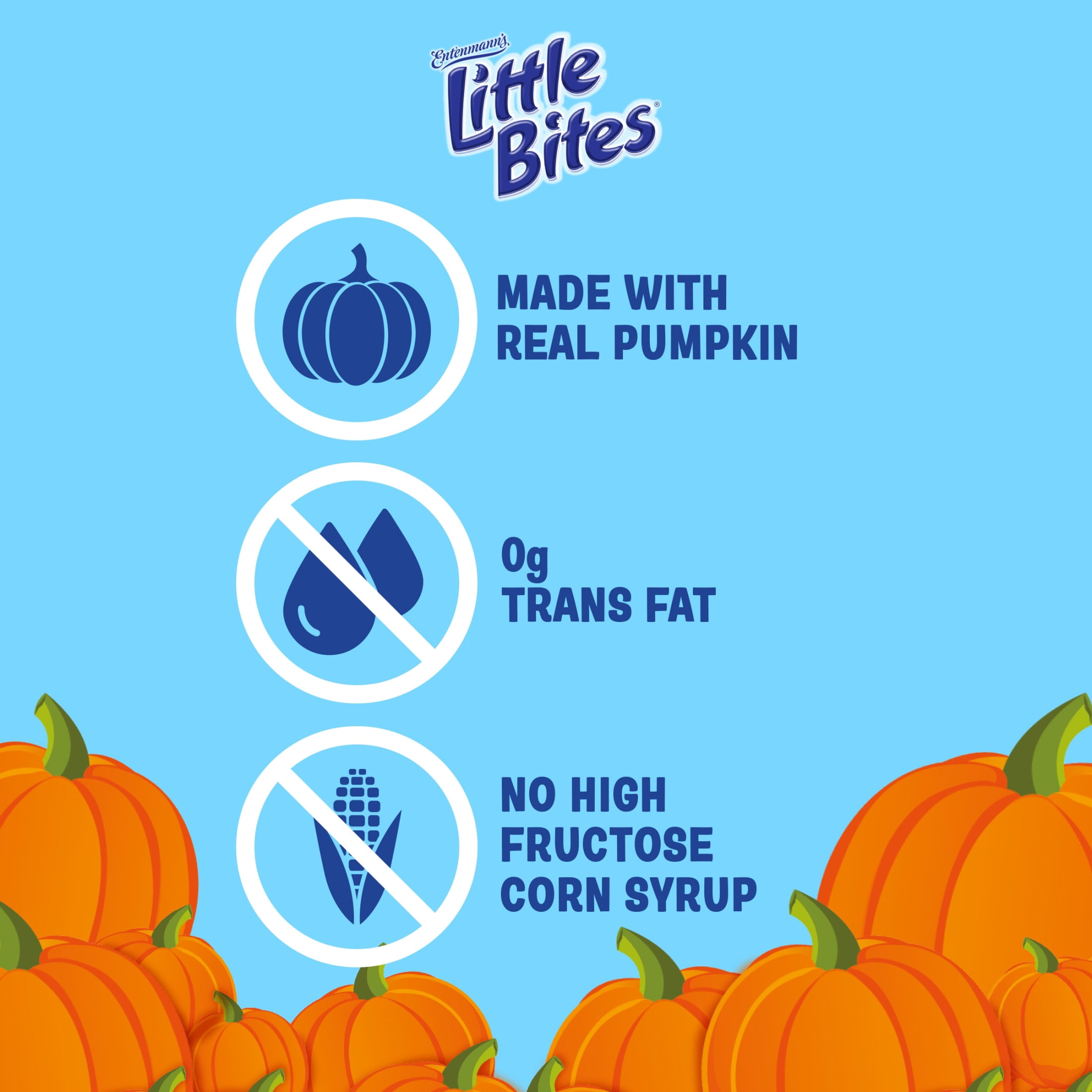 Entenmann's Little Bites Pumpkin Mini Muffins, 5 packs, 8.25 oz