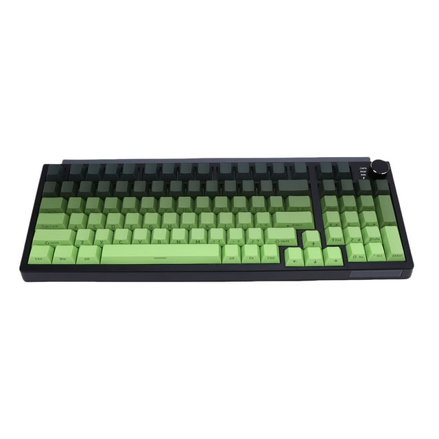 Clavier mécanique sans fil, 3 Modes BT BT 2,4 GHz USB‐C Clavier mécanique Interchangeable chaud, Éclairage Central RVB, disposition compacte de 75 % 98 Touches pour tablette PC