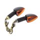 thumbnail image 2 of NEW-Universal 12V Motorcycle Turn Signal Indicator Light Front Back Flashing Halogen Light Blinker Flash Bike Lamp For Honda Suz, 2 of 5