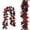 D, variant on Hyknon Halloween Artificial Garland with Red Rose, 78.74 Inch Waterproof Gothic Spooky Black Leaf Vine, Hanging Decor for Mantel Stair Railing Front Door Wedding Party Supplies