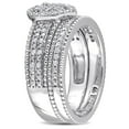 thumbnail image 3 of Everly Women's Diamond Sterling Silver Bridal Set, 3 of 8