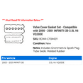 thumbnail image 2 of Valve Cover Gasket Set - Compatible with 2000 - 2001 INFINITI I30 3.0L V6 VQ30DE, 2 of 2