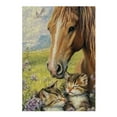 thumbnail image 3 of Sheronv Horse Kittens Wooden Jigsaw Puzzle Vertical Style Eco-Friendly Wood Gift for Family and Friends 300PCS, 3 of 8