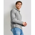 thumbnail image 2 of Hanes Men's Originals Hoodie Lightweight Hooded Sweatshirt Henley Collar Sizes S-3XL, 2 of 7