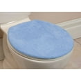 Bathroom Toilet Lid Covers, Blue, Washable, Sold Separately