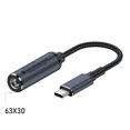 thumbnail image 1 of Cable adaptador para computadora portátil PD100W, interfaz de CC a cable de conversión tipo C, fuente de alimentación de CC, segundo puerto de carga tipo C, 1 of 6