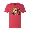 thumbnail image 2 of Wild Bobby Dean Russo A Dog Wags Its Tail With Its Heart Gratitude Pitbull Dog Lover Men Premium Tri Blend Tee, Vintage Red, Small, 2 of 5