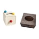 thumbnail image 5 of Porta pañuelos,Dispensador de servilletas y porta pañuelos con tapa para caja de pañuelos,Estuche para pañuelos de escritorio,Caja de pañuelos faciales de papel retro de madera,Baño, 5 of 8