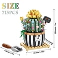thumbnail image 2 of Juego de plantas de bonsái con bloques de construcción, modelo YUNTOY Mini Bricks, 2 of 7