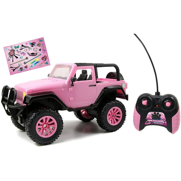 Jada Toys Girlmazing Big Foot Jeep R/C Vehículo (escala 1:16), Pink Jada Toys Jada Toys