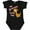 AB-Black, variant on Inktastic My Gramma Loves me- cute giraffe Boys or Girls Baby Bodysuit