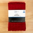 thumbnail image 7 of Mainstays 4 Pieces, Waffle Dishcloths, Red, 7 of 7