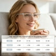 thumbnail image 6 of ANYLUV Reading Glasses for Women Blue Light Blocking Stylish Transparent Frame Computer Readers Lightweight Eyeglasses,+1.50, 6 of 6