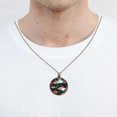 thumbnail image 4 of Fish Necklace Personalized Custom Photo Round Pendant Adjustable Stainless Steel Necklaces with Gift Box for Men Women Mothers Valentine's Jewelry Gift, 4 of 6