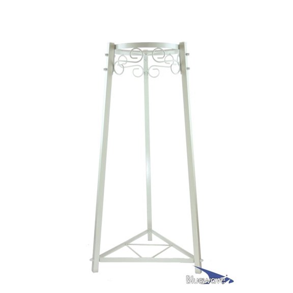 Bluewave 2 Step Floor Metal Stand - 32" Inch Metal in White
