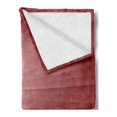 thumbnail image 2 of Abstract Soft Flannel Fleece Throw Blanket, Ombre Effect Twirling Rays Futuristic Lines Spiral Design Print, Cozy Plush for Indoor and Outdoor Use, 70" x 90", Burgundy Dried Rose, by Ambesonne, 2 of 5